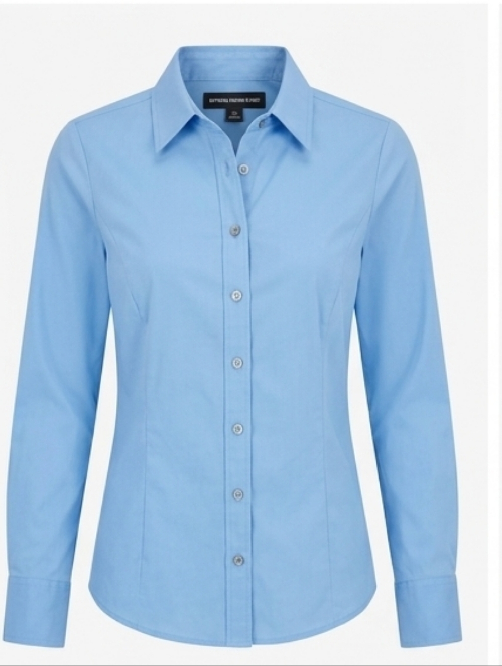 Express Light Blue Stretch Dress Shirt